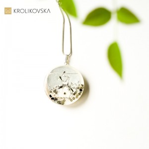 Wyjątkowy prezent biżuteria srebrna artystyczna.