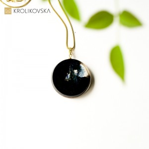 Biżuteria na prezent dla dziewczyny- naszyjnik pozłacany.