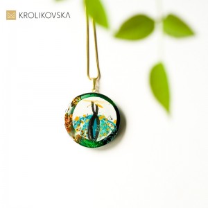 Naszyjnik grafika dla przyjaciółki na urodziny.