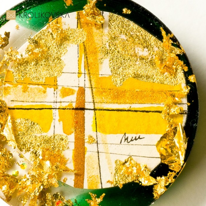 Biżuteria dla niej- naszyjnik pozłacany.