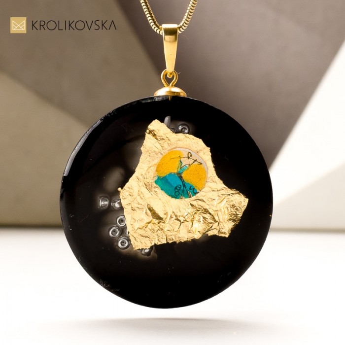 Biżuteria damska na prezent- Turkusowa sukienka.