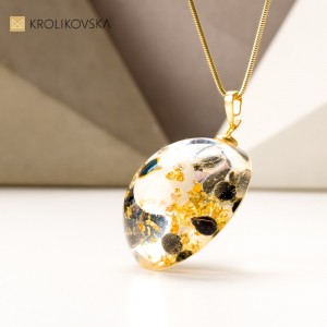 Biżuteria damska z koralikami malowanymi na prezent .