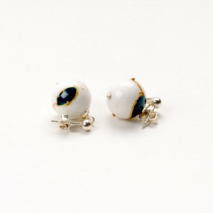 Kolczyki ręcznie malowane.