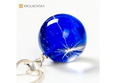 Niebieska biżuteria damska.