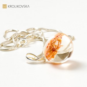 Biżuteria na prezent, naszyjnik na odejście z pracy.