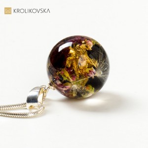 Biżuteria damska artystyczna, elegancki naszyjnik.