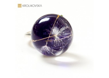 Przyroda na Twoim Palcu: Pierścień z Dmuchawcem.