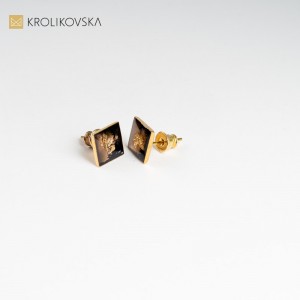 Wyjątkowe kolczyki, nowoczesna biżuteria.
