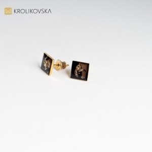 Wyjątkowe kolczyki, nowoczesna biżuteria.
