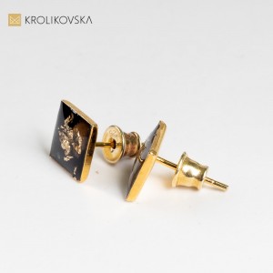 Wyjątkowe kolczyki, nowoczesna biżuteria.