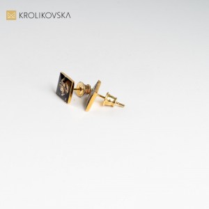 Wyjątkowe kolczyki, nowoczesna biżuteria.