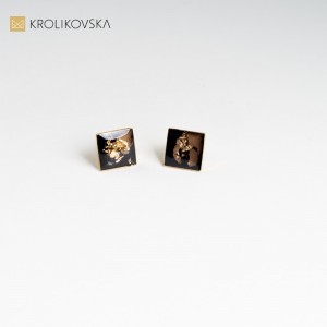 Wyjątkowe kolczyki, nowoczesna biżuteria.
