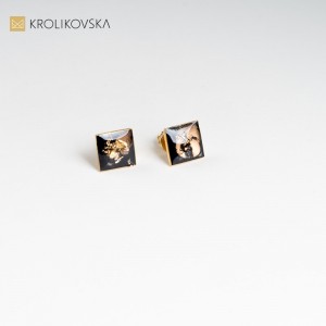 Wyjątkowe kolczyki, nowoczesna biżuteria.