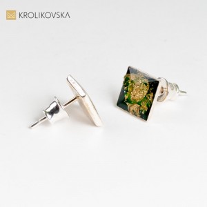 Kolczyki nowoczesna biżuteria.