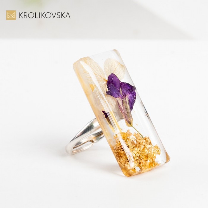 Prezent biżuteria, pierścionki geometryczne.