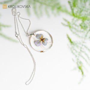 Okrągłe wisiorki na szyję, Polska biżuteria handmade.