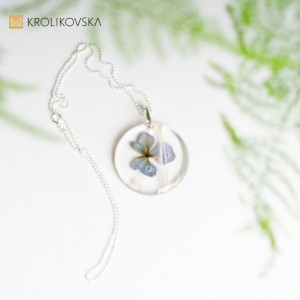 Okrągłe wisiorki na szyję, Polska biżuteria handmade.