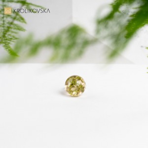 Srebrny pierścionek próba 925- prezent z prawdziwymi kwiatami.1