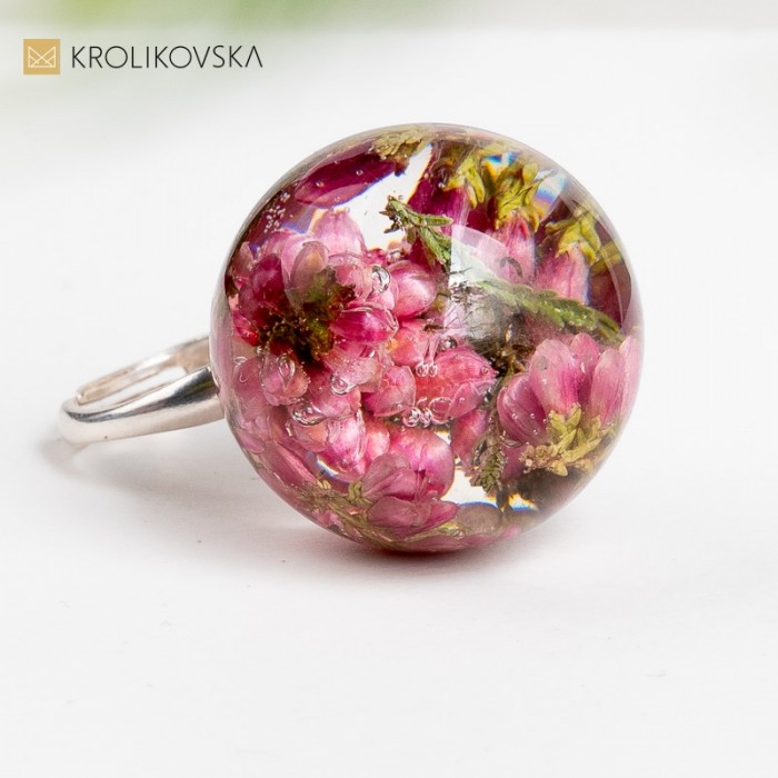 Pierścionek mocy kwiatów- prezent dla dziewczyny.