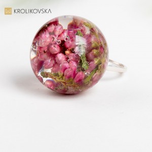 Pierścionek mocy kwiatów- prezent dla dziewczyny.