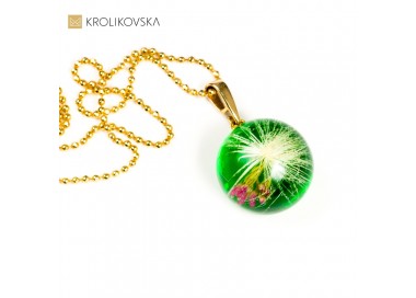 Pomysł na prezent dla przyjaciółki, naszyjnik damski z ostropestem.