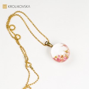 Naszyjnik Kwiatowy Złoty Róż: Idealny Prezent na 40. Urodziny.