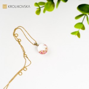 Naszyjnik Kwiatowy Złoty Róż: Idealny Prezent na 40. Urodziny.