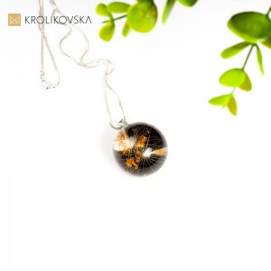 Naszyjnik Na Walentynki z dużym dmuchawcem.