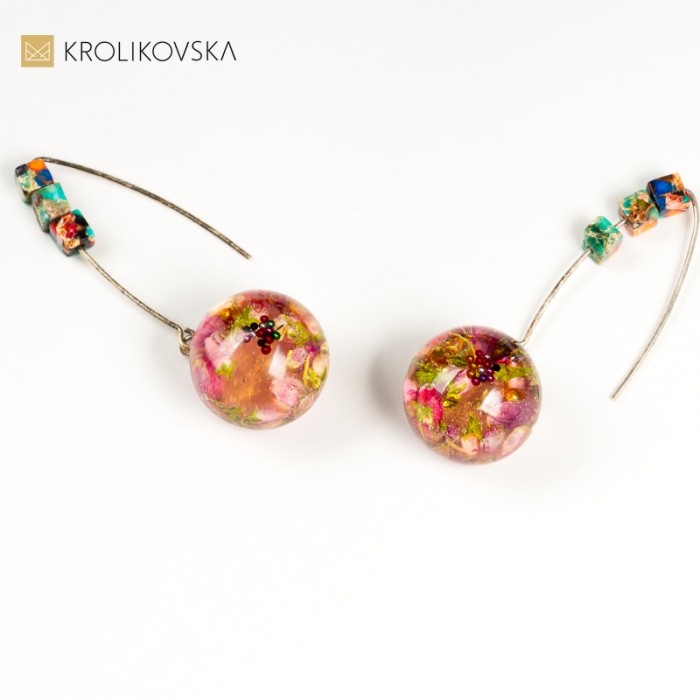 Kolczyki, Polska biżuteria handmade.