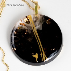 Wyjątkowa artystyczna biżuteria naszyjnik. Wyjątkowa artystyczna biżuteria naszyjnik.