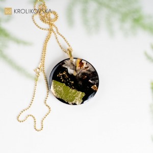 Wyjątkowa artystyczna biżuteria naszyjnik. Wyjątkowa artystyczna biżuteria naszyjnik.