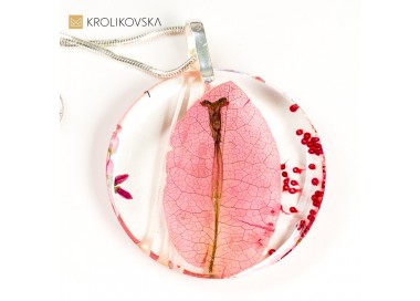 Oryginalny prezent, Unikalny Naszyjnik Botaniczny: Kwiatowa Magia.