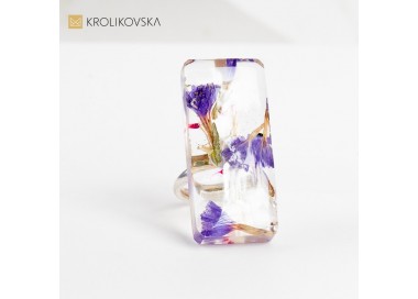 Unikatowe Dzieło - Pierścionek Z Własnoręcznie Wytwarzanym.