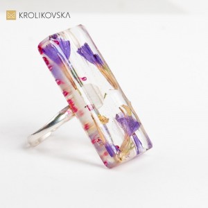 Artystyczne dzieło - Ręcznie Wykonany Pierścionek.