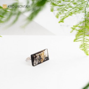 Kunsztowna Perła - Ręcznie Wykonany Pierścionek.