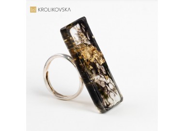 Kunsztowna Perła - Ręcznie Wykonany Pierścionek.1