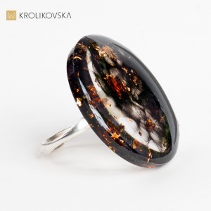 Elegancki pierścionek - Wykonany Przez Artystkę.