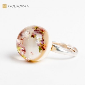 Kunsztowna Kreacja - Pierścionek Artystyczny Z Własnoręcznie Wybranym Kamieniem.