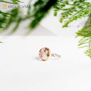 Kunsztowna Kreacja - Pierścionek Artystyczny Z Własnoręcznie Wybranym Kamieniem.