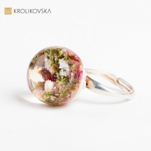 Indywidualny Wyraz - Pierścionek Artystyczny Z Ręcznie Dobranym Kamieniem.