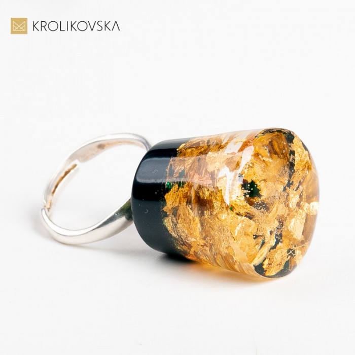 Ekspresja Kreatywności - Pierścionek Artystyczny Z Przekazem.