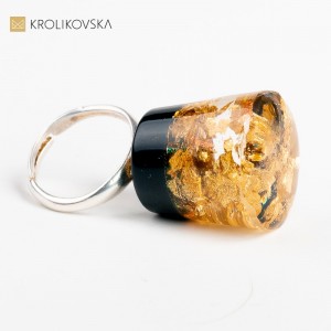 Ekspresja Kreatywności - Pierścionek Artystyczny Z Przekazem.