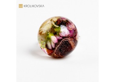 Inspirująca Kreacja - Pierścionek Artystyczny Zainspirowany Pięknem Natury.