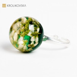 Kreacja Zainspirowana Naturą - Pierścionek Artystyczny w Prezencie.