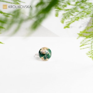 Zmysłowe Uderzenie - Artystyczny Pierścionek Z Własnoręcznie Opracowanym Wzorem.