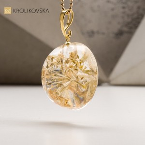 Naszyjnik z motywem kopru- prezentowa inspiracja.