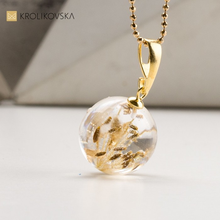 Kwiatowe Klejnoty Natury, naszyjnik z koprem.