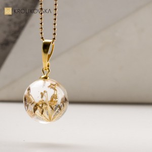 Kwiatowe Klejnoty Natury, naszyjnik z koprem.