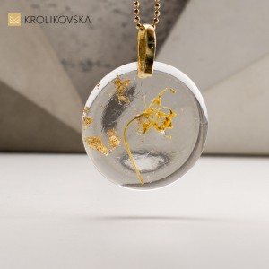 Kwiatowa kolekcja delikatności, naszyjnik z nasionami kopru.
