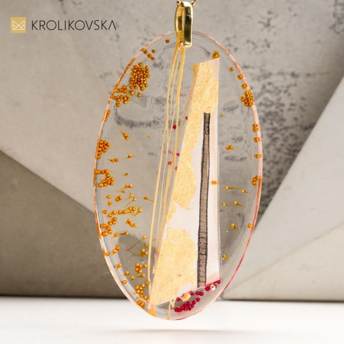 Naszyjnik Rękodzielniczy Prezent.